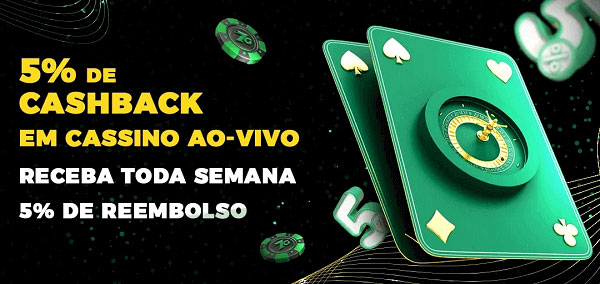 Promoções do cassino ao Vivo bragbg